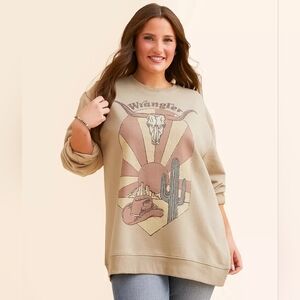 Wrangler Billy Sunset Oversized Pullover